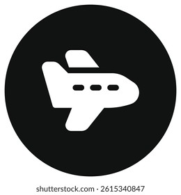 Editable airplane vector icon. Vehicles, transportation, travel. Part of a big icon set family. Perfect for web and app interfaces, presentations, infographics, etc