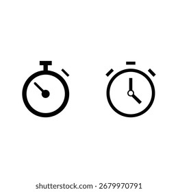 Relojes de alarma editables Diseño EPS