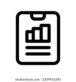 Editable analytic report vector icon. SEO, marketing, business. Part of a big icon set family. Perfect for web and app interfaces, presentations, infographics, etc