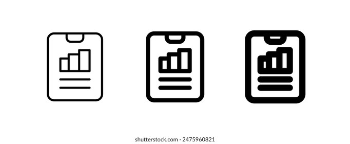 Editable analytic report vector icon. SEO, marketing, business. Part of a big icon set family. Perfect for web and app interfaces, presentations, infographics, etc