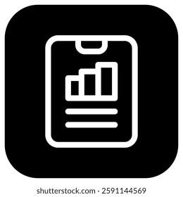 Editable analytic report vector icon. SEO, marketing, business. Part of a big icon set family. Perfect for web and app interfaces, presentations, infographics, etc