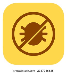 Editable anti flea and tick vector icon. Veterinary, animal, pet care, pet shop. Part of a big icon set family. Perfect for business, web and app interfaces, presentations, infographics, etc