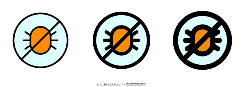 Editable anti flea and tick vector icon. Veterinary, animal, pet care, pet shop. Part of a big icon set family. Perfect for business, web and app interfaces, presentations, infographics, etc