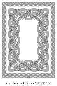 editable at any size ornamental celtic border