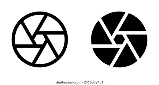 Editable aperture vector icon. Part of a big icon set family. Perfect for web and app interfaces, presentations, infographics, etc