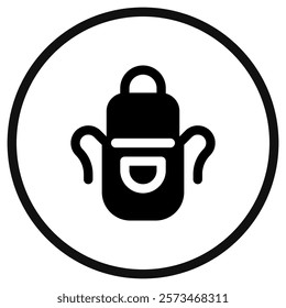 Editable apron vector icon. Apparel, gardening, cooking. Part of a big icon set family. Perfect for web and app interfaces, presentations, infographics, etc