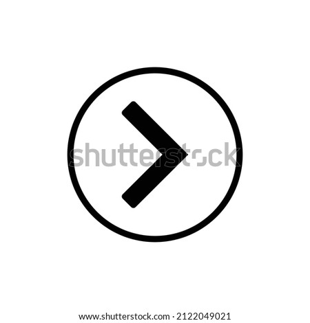 editable arrow icon with black and white style, Arrows icons. Web page and mobile application forward refresh and return symbols, Right arrow icon outline and linear vector.