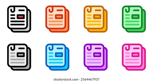 Editable article, task, document vector icon. Office, education, business, archive. Part of a big icon set family. Perfect for web and app interfaces, presentations, infographics, etc