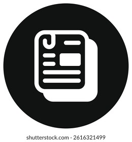 Editable article, task, document vector icon. Office, education, business, archive. Part of a big icon set family. Perfect for web and app interfaces, presentations, infographics, etc