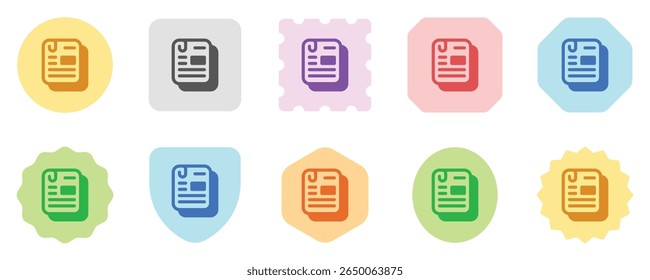 Editable article, task, document vector icon. Office, education, business, archive. Part of a big icon set family. Perfect for web and app interfaces, presentations, infographics, etc