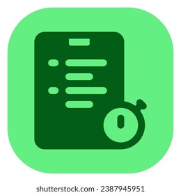 Editable assignment, quiz, task vector icon. Online learning, course, tutorial. Part of a big icon set family. Perfect for web and app interfaces, presentations, infographics, etc