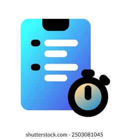 Editable assignment, quiz, task vector icon. Online learning, course, tutorial. Part of a big icon set family. Perfect for web and app interfaces, presentations, infographics, etc