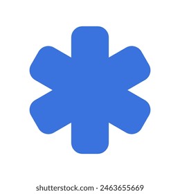 Editable asterisk vector icon. Part of a big icon set family. Perfect for web and app interfaces, presentations, infographics, etc