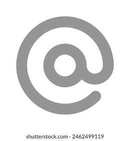Editable at, mention, email address vector icon. Part of a big icon set family. Perfect for web and app interfaces, presentations, infographics, etc