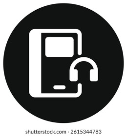 Editable audio book vector icon. Online learning, course, tutorial. Part of a big icon set family. Perfect for web and app interfaces, presentations, infographics, etc