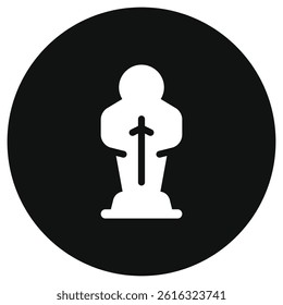 Editable award, trophy, winner, nomination vector icon. Movie, cinema, entertainment. Part of a big icon set family. Perfect for web and app interfaces, presentations, infographics, etc