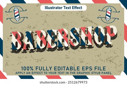 EDITABLE BABERSHOP TEXT EFFECT EPS FILE