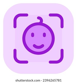 Editable baby face vector icon. Part of a big icon set family. Perfect for web and app interfaces, presentations, infographics, etc