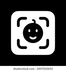 Editable baby face vector icon. Part of a big icon set family. Perfect for web and app interfaces, presentations, infographics, etc