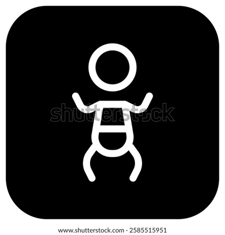 Editable baby, nursing room vector icon. Part of a big icon set family. Perfect for web and app interfaces, presentations, infographics, etc