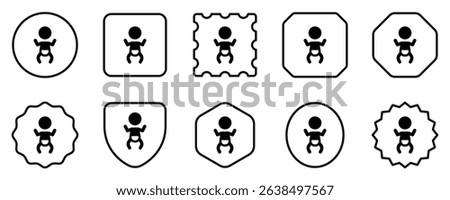 Editable baby, nursing room vector icon. Part of a big icon set family. Perfect for web and app interfaces, presentations, infographics, etc