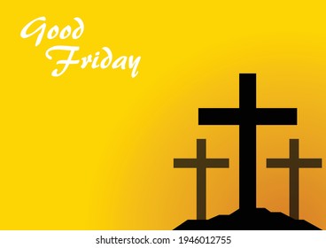 Editable background design for good friday. Lent season