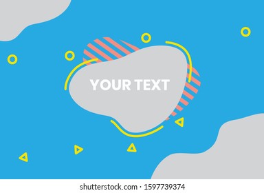 Editable background vector illustration, modern art, for online banners, story post template