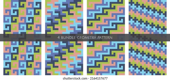 Editable background vector. Simple pattern art. Collection of seamless design. For fabric, textile, background, business card, etc.