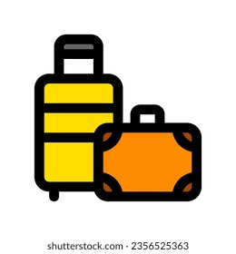 Editable baggage, luggage, suitcase vector icon. Part of a big icon set family. Perfect for web and app interfaces, presentations, infographics, etc