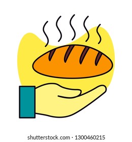 editable bakery jobs vector icon, modern concept 
