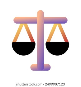 Editable balance scale, law, justice vector icon. Part of a big icon set family. Perfect for web and app interfaces, presentations, infographics, etc