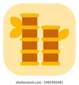 Editable bamboo vector icon. Wellness, spa, relaxation. Part of a big icon set family. Perfect for web and app interfaces, presentations, infographics, etc