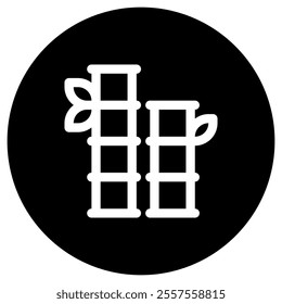 Editable bamboo vector icon. Wellness, spa, relaxation. Part of a big icon set family. Perfect for web and app interfaces, presentations, infographics, etc