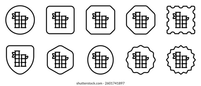 Editable bamboo vector icon. Wellness, spa, relaxation. Part of a big icon set family. Perfect for web and app interfaces, presentations, infographics, etc
