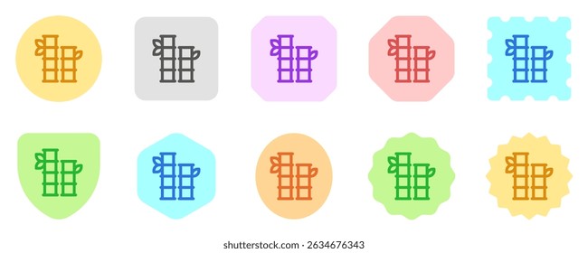Editable bamboo vector icon. Wellness, spa, relaxation. Part of a big icon set family. Perfect for web and app interfaces, presentations, infographics, etc