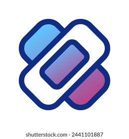 Icono de vector de vendaje editable. Parte de una gran familia de iconos. Perfecto para interfaces web y aplicaciones, presentaciones, infografías, etc
