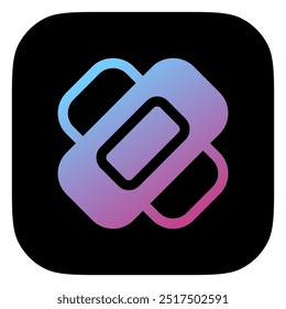 Ícone de vetor de bandagem editável. Parte de uma grande família de conjuntos de ícones. Perfeito para interfaces web e app, apresentações, infográficos, etc