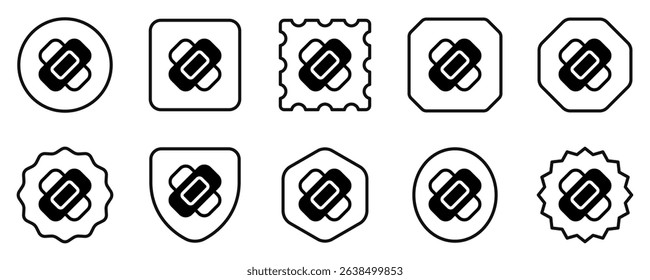 Editable bandage vector icon. Part of a big icon set family. Perfect for web and app interfaces, presentations, infographics, etc
