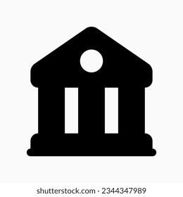 Editable bank, museum, library vector icon. Part of a big icon set family. Perfect for web and app interfaces, presentations, infographics, etc