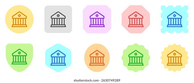 Editable bank, museum, library vector icon. Part of a big icon set family. Perfect for web and app interfaces, presentations, infographics, etc