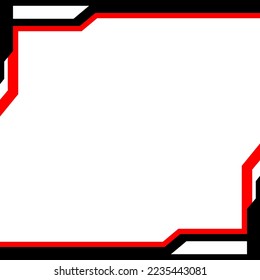 Plantilla de banner editable. Adecuado para publicaciones en medios sociales y anuncios en internet. Ilustración vectorial con espacio fotográfico