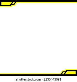 Editable banner template. Suitable for social media post and web internet ads. Vector illustration with photo space