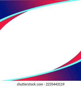 Editable banner template. Suitable for social media post and web internet ads. Vector illustration with photo space