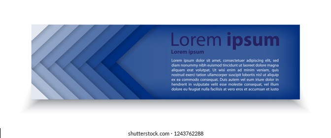editable banner vector design, modern concept, with gradient color and shadow, for website, blog and banner 