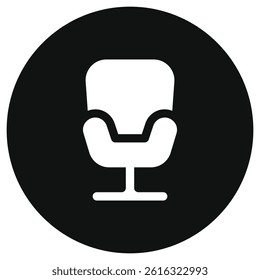 Editable barbershop chair vector icon. Barbershop, lifestyle, grooming. Part of a big icon set family. Perfect for web and app interfaces, presentations, infographics, etc