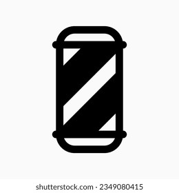 Editable barbershop pole vector icon. Barbershop, lifestyle, grooming. Part of a big icon set family. Perfect for web and app interfaces, presentations, infographics, etc