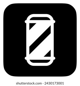 Icono de vector de poste de barbería editable. Barbería, estilo de vida, aseo. Parte de una gran familia de iconos. Perfecto para interfaces web y aplicaciones, presentaciones, infografías, etc