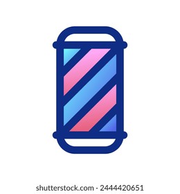 Icono de Vector de barra de barbería editable. Barbería, estilo de vida, aseo. Parte de una gran familia de iconos. Perfecto para interfaces de Web y App, presentaciones, infografías, etc