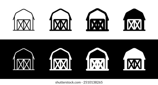 Editable barn, warehouse, storehouse vector icon. Part of a big icon set family. Perfect for web and app interfaces, presentations, infographics, etc
