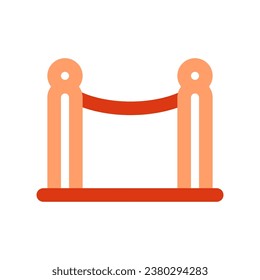 Editable barrier, baricade vector icon. Movie, cinema, entertainment. Part of a big icon set family. Perfect for web and app interfaces, presentations, infographics, etc